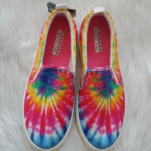 Women skechers tie-dye slip on sneakers - Picture 1 of 5